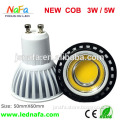 Dimmable/Non-dimmable GU10 600lm 7W 95Ra COB 220v dimmable gu10 led with 3years warranty